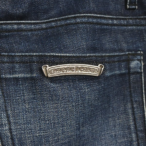 CHROME HEARTS Blue 5-Pocket Denim Jeans SV925 Size 34