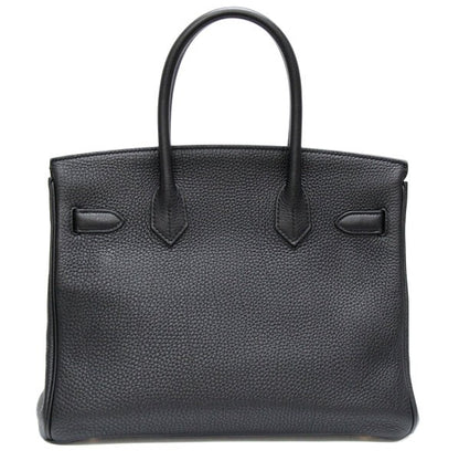 HERMES Birkin 30 Togo Leather Bag Black