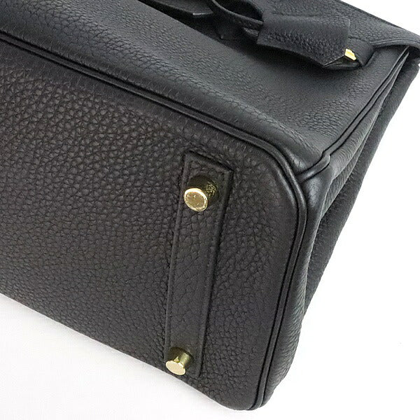 HERMES Birkin 30 Togo Leather Bag Black