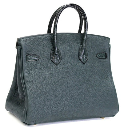 HERMES Birkin Touch 25 Alligator Bag Multi
