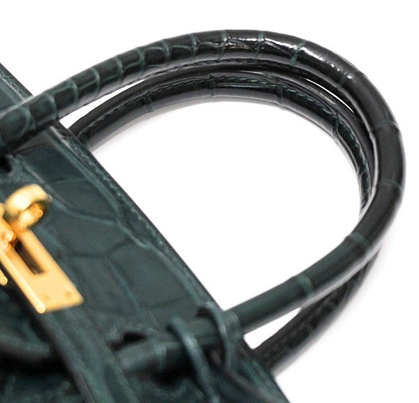 HERMES Birkin Touch 25 Alligator Bag Multi