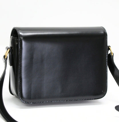 CELINE Teen Triomphe Calfskin Bag Black
