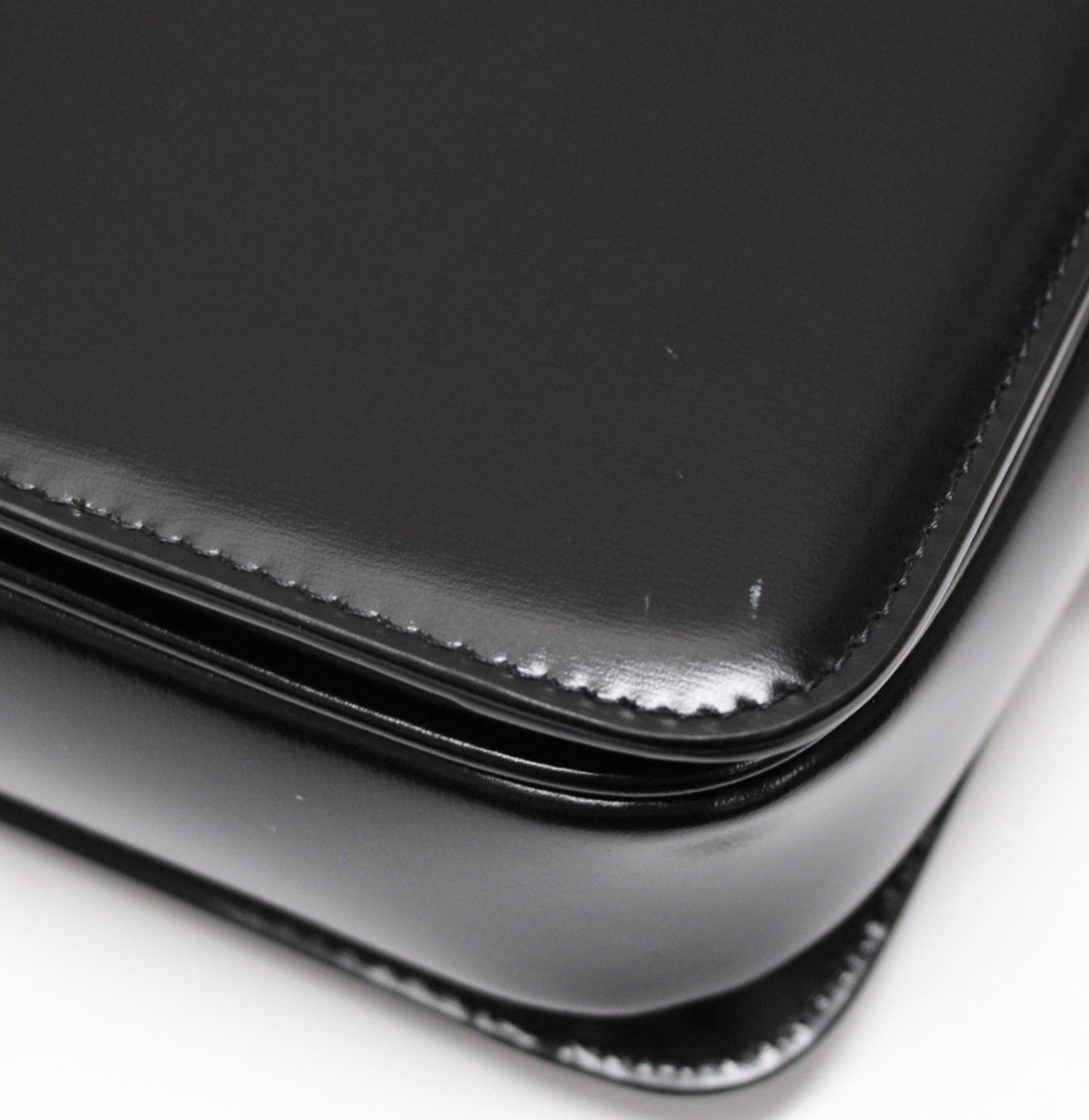 CELINE Teen Triomphe Calfskin Bag Black