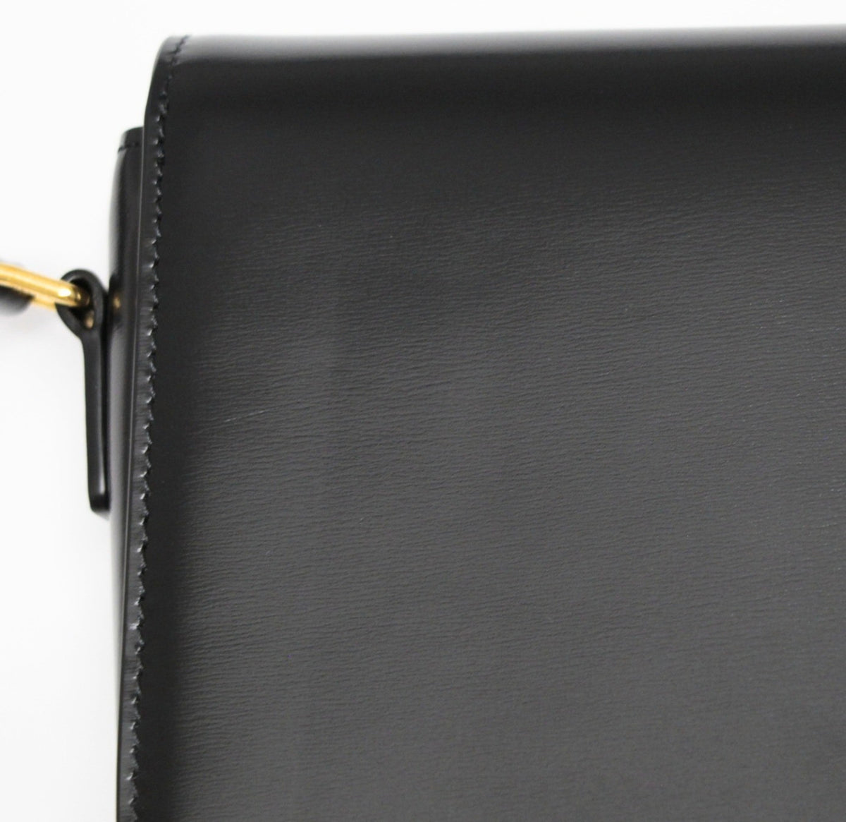 CELINE Teen Triomphe Calfskin Bag Black