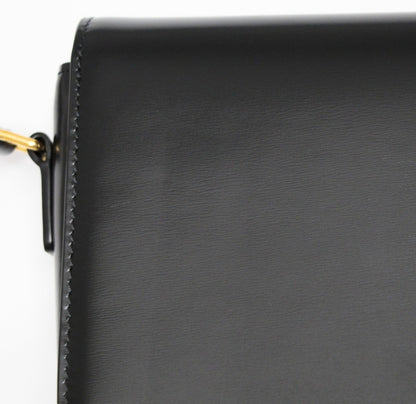 CELINE Teen Triomphe Calfskin Bag Black
