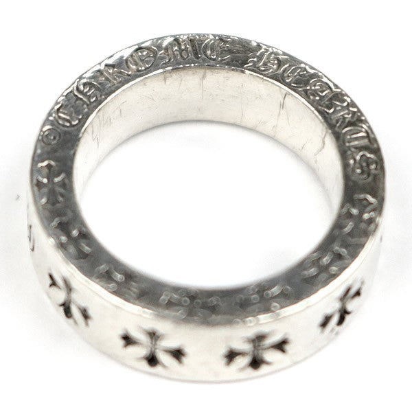 CHROME HEARTS 6mm "FOREVER" Spacer Silver SV925 Ring Size JP 7