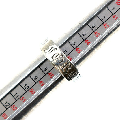 CHROME HEARTS 6mm "FOREVER" Spacer Silver SV925 Ring Size JP 7