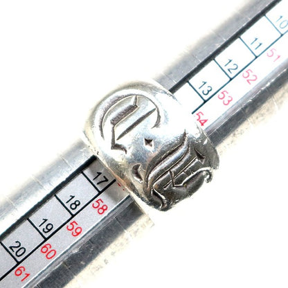 CHROME HEARTS Seal Stamp Ring Silver SV925 Size JP 15