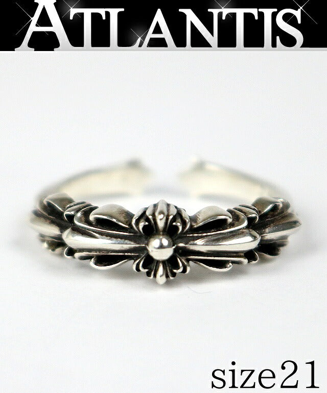 CHROME HEARTS Baby Classic Double Ring SV925 Size JP 21