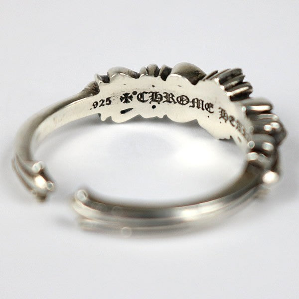 CHROME HEARTS Baby Classic Double Ring SV925 Size JP 21