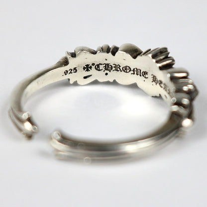 CHROME HEARTS Baby Classic Double Ring SV925 Size JP 21