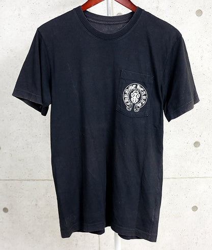 CHROME HEARTS American Flag Print T-Shirt Black Size M