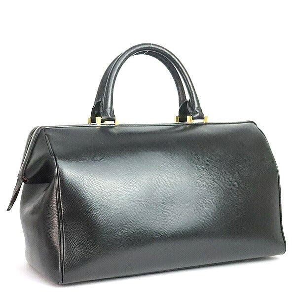 CELINE 2-Way Leather Boston Bag Black