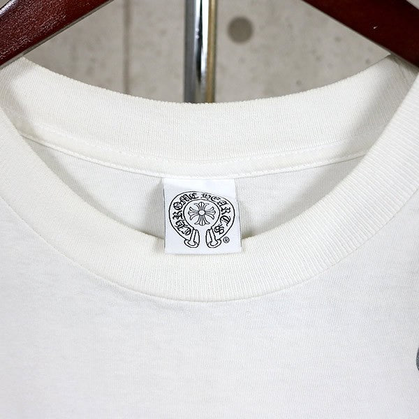 CHROME HEARTS Old Vine Dagger Cemetery T-Shirt White Size M