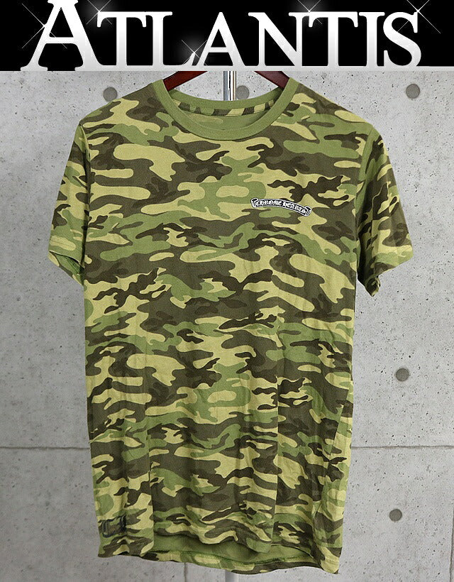 CHROME HEARTS Old Flare Knee T-Shirt Camouflage Size L