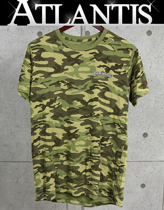 CHROME HEARTS Old Flare Knee T-Shirt Camouflage Size L