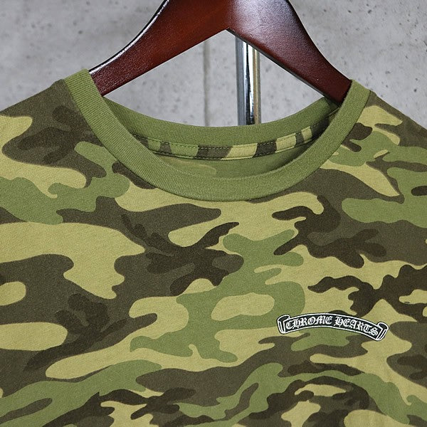 CHROME HEARTS Old Flare Knee T-Shirt Camouflage Size L