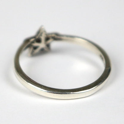 CHROME HEARTS Bubblegum 5-Point Star Ring Silver Size JP 10