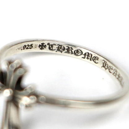 CHROME HEARTS Bubblegum CH Cross Silver Ring Size JP 13