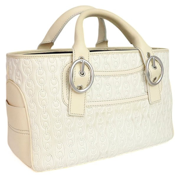 CELINE Boogie Bag Handbag Off-White