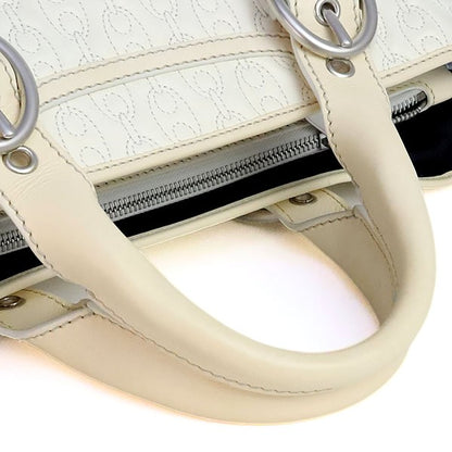 CELINE Boogie Bag Handbag Off-White