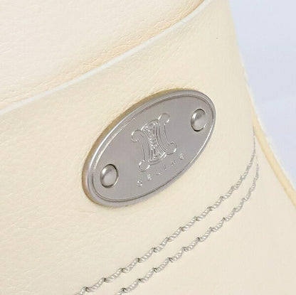 CELINE Boogie Bag Handbag Off-White