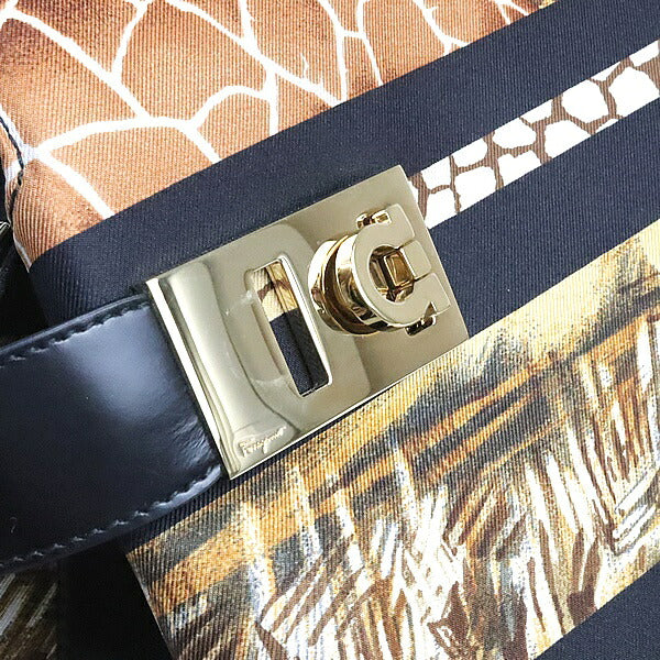 Salvatore Ferragamo Gancini Leather Bag