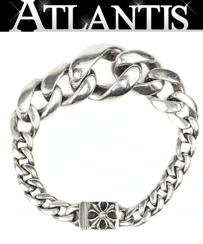 CHROME HEARTS Tapered Classic Chain Bracelet Silver SV925