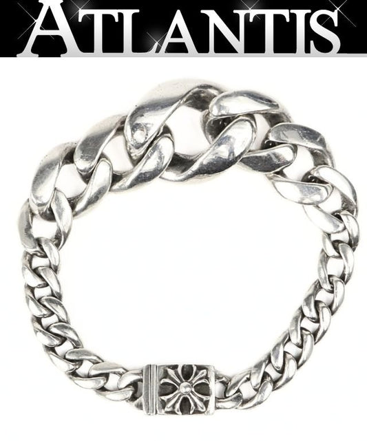 CHROME HEARTS Tapered Classic Chain Bracelet Silver SV925