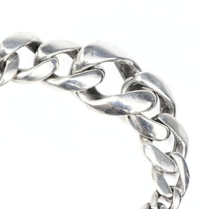 CHROME HEARTS Tapered Classic Chain Bracelet Silver SV925