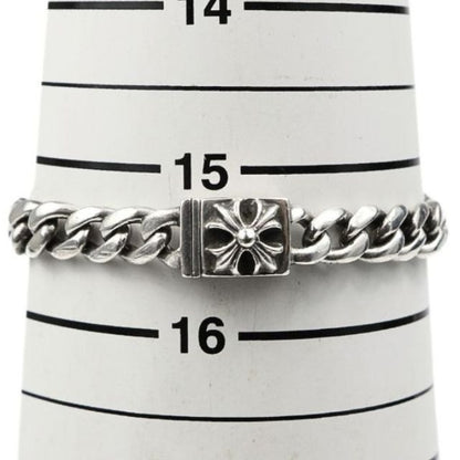 CHROME HEARTS Tapered Classic Chain Bracelet Silver SV925