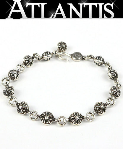 CHROME HEARTS Crossball #1 Bracelet Silver