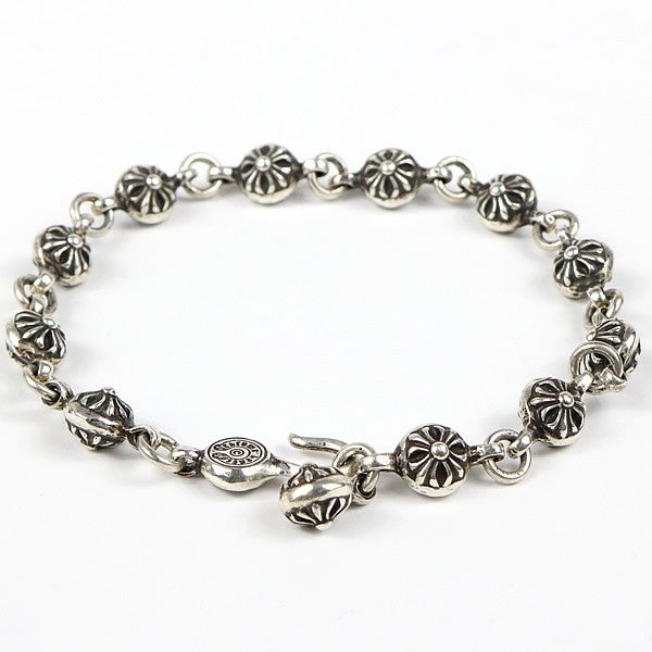 CHROME HEARTS Crossball #1 Bracelet Silver
