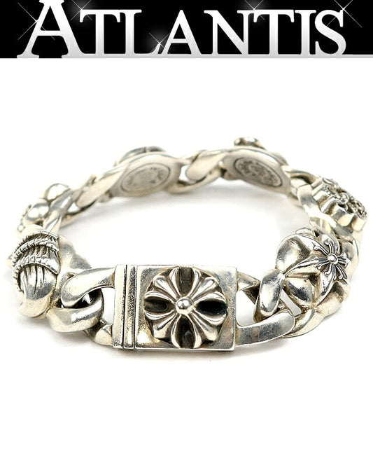 CHROME HEARTS Multi Link Bracelet 6-Link Silver SV925