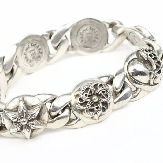 CHROME HEARTS Multi Link Bracelet 6-Link Silver SV925