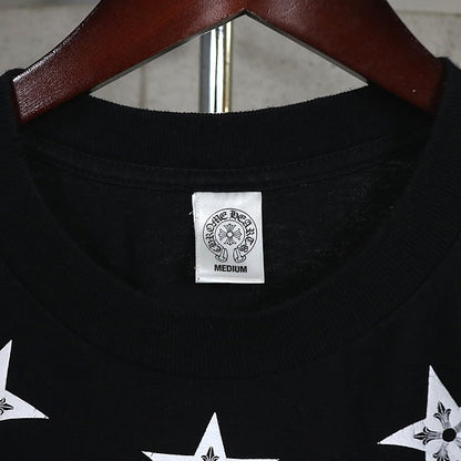 CHROME HEARTS Old 5-Point Star Pocket T-Shirt Black Size M
