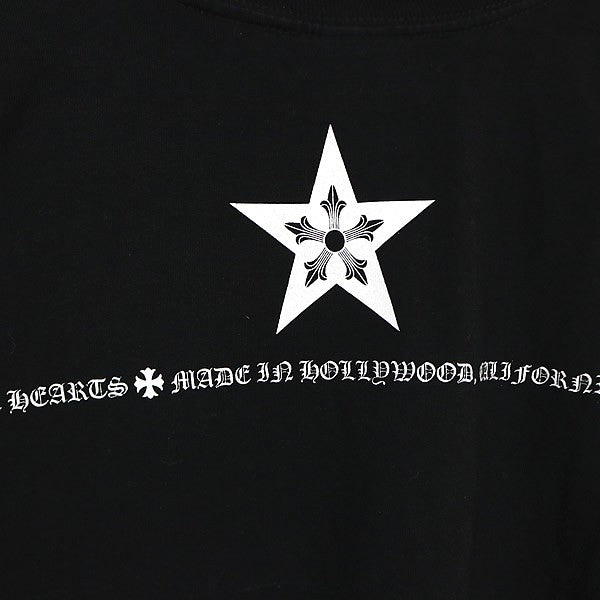 CHROME HEARTS Old 5-Point Star Pocket T-Shirt Black Size M