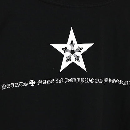 CHROME HEARTS Old 5-Point Star Pocket T-Shirt Black Size M