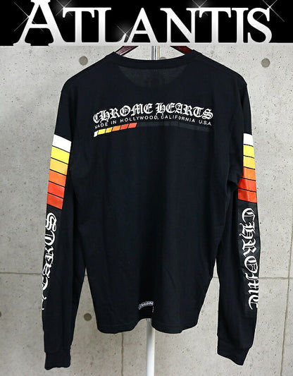CHROME HEARTS Racer Print Pocket Long Sleeve Black Size M