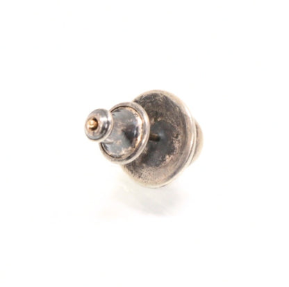 CHROME HEARTS Crow Ball Stud Earring Silver SV925