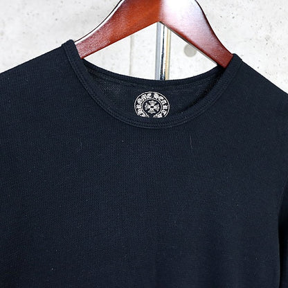 CHROME HEARTS Old Floral Cross Thermal Sleeve Black Size M