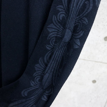 CHROME HEARTS Old Floral Cross Thermal Sleeve Black Size M