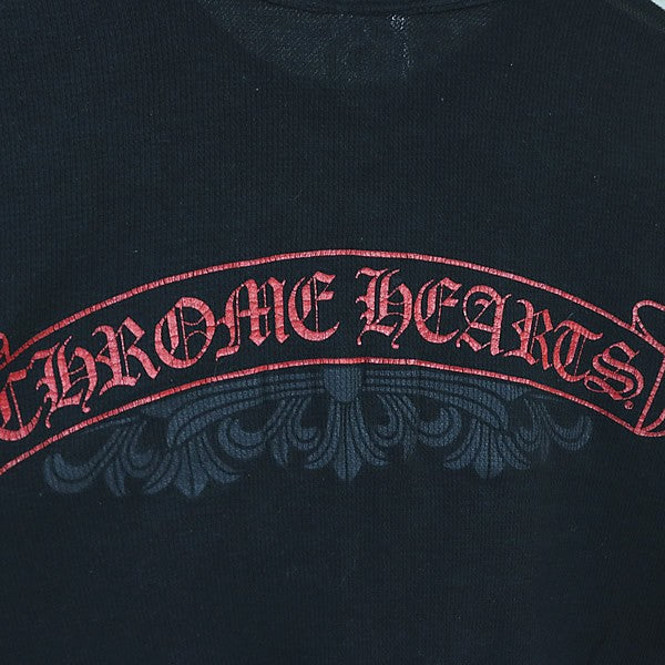 CHROME HEARTS Old Floral Cross Thermal Sleeve Black Size M