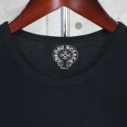CHROME HEARTS Old Floral Cross Thermal Sleeve Black Size M