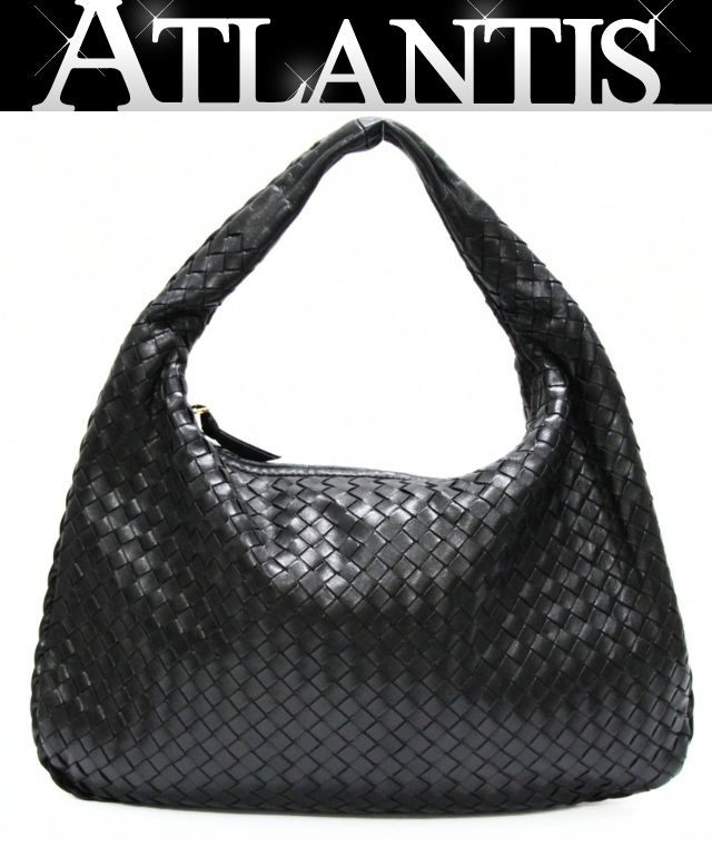 BOTTEGA VENETA Intrecciato Hobo Bag Black