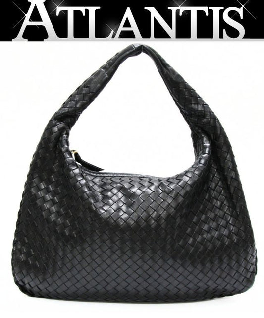 BOTTEGA VENETA Intrecciato Hobo Bag Black
