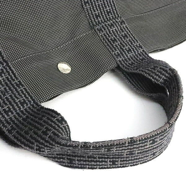 HERMES Herline MM Canvas Tote Bag Grey