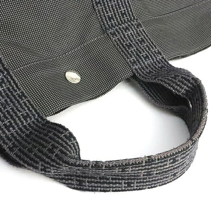 HERMES Herline MM Canvas Tote Bag Grey