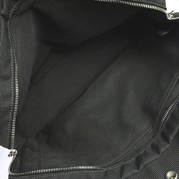 HERMES Herline MM Canvas Tote Bag Grey