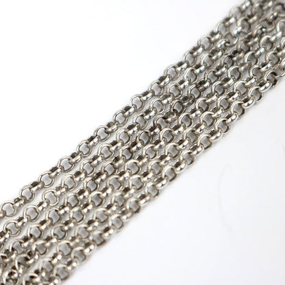 CHROME HEARTS Roll Chain Necklace Silver SV925